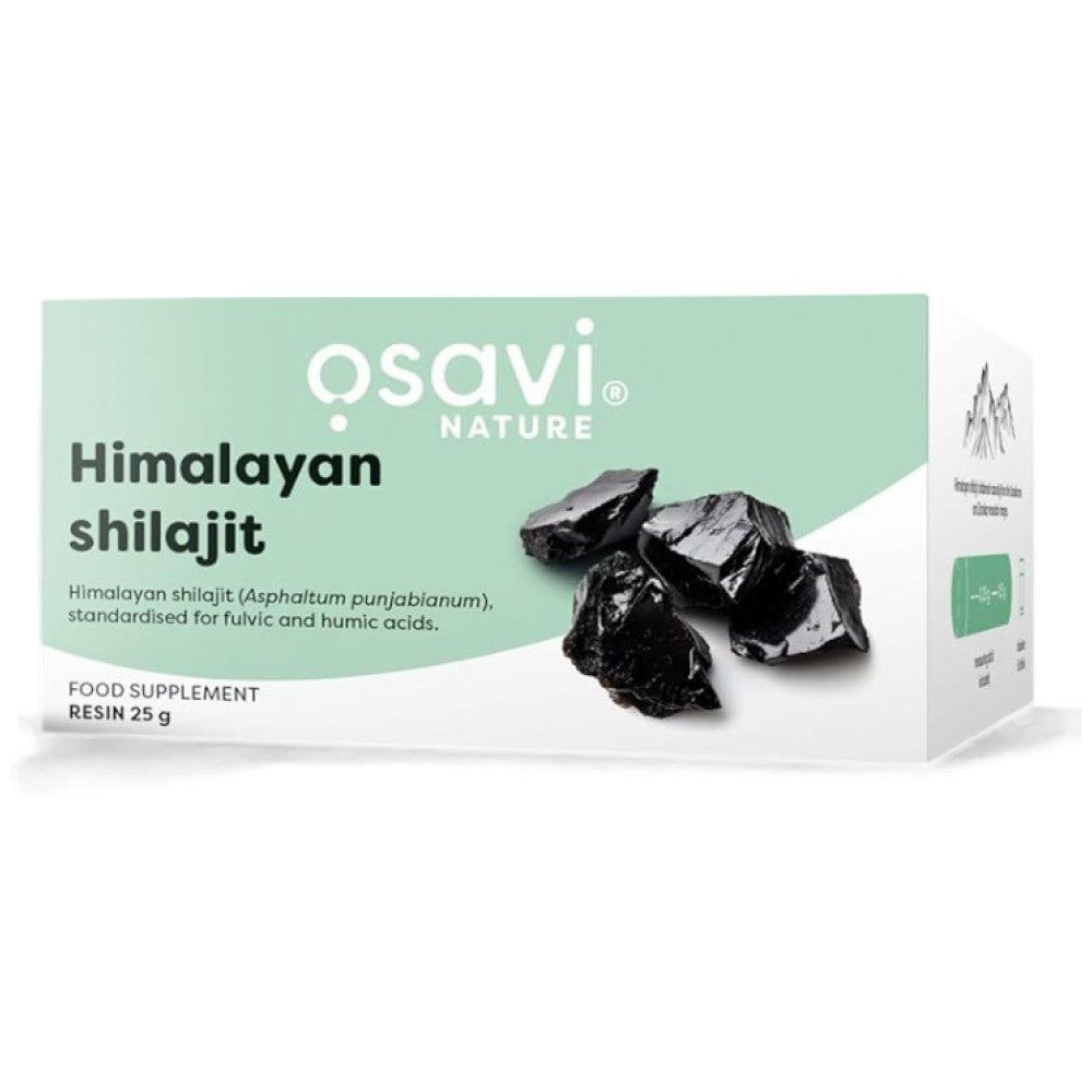 Osavi Himalayan Shilajit 500 mg with 40-60% Fulvic Acid - Хималайски шилажит 500 mg