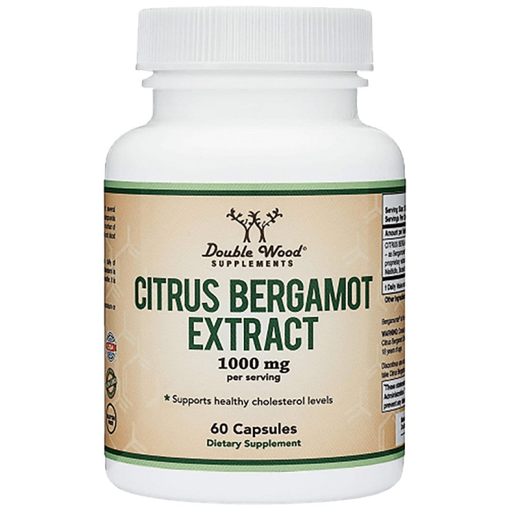 Double Wood Supplements Citrus Bergamot Extract 1000 mg - Цитрусов Бергамот 1000 mg