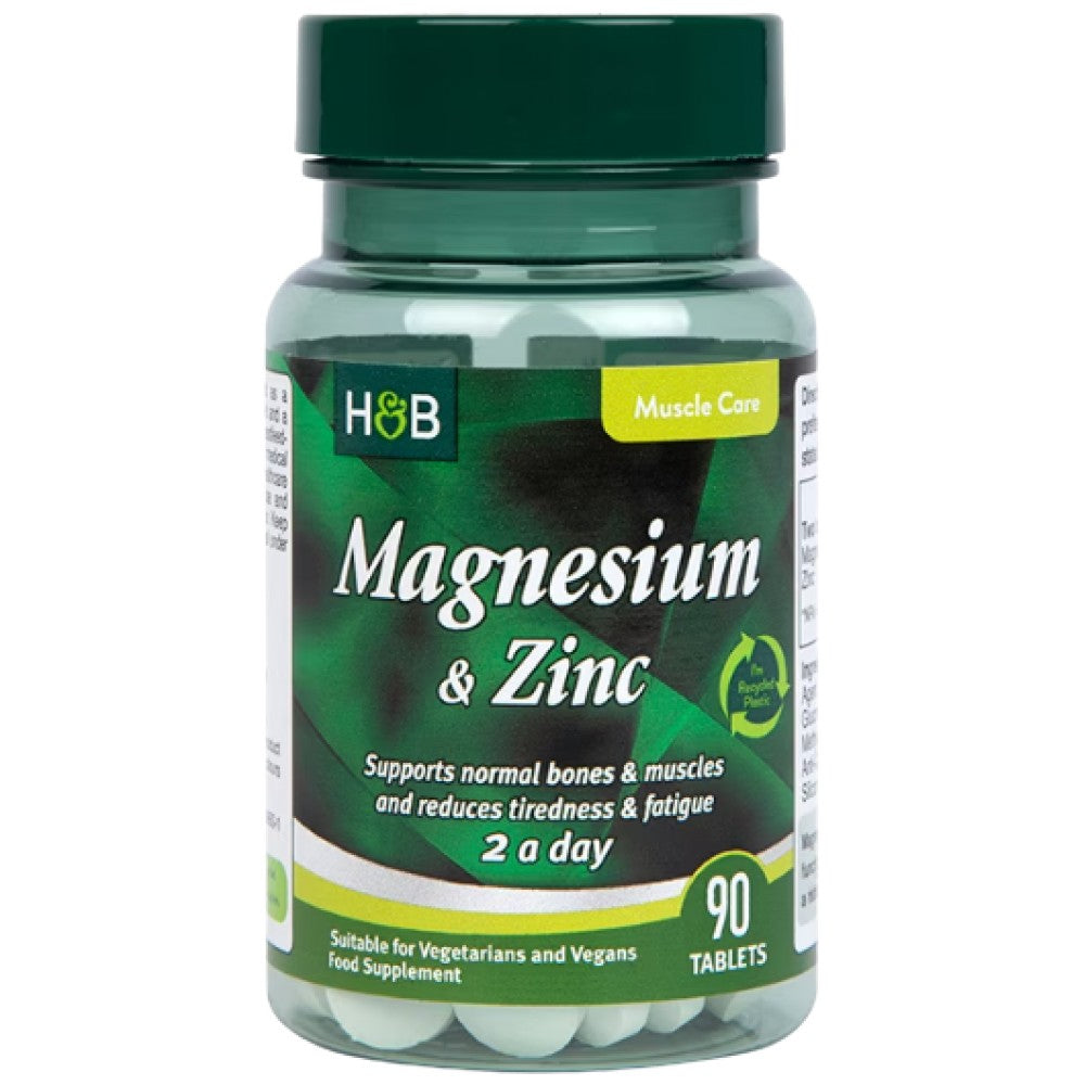 Holland And Barrett Magnesium & Zinc 2-A-Day - Магнезий и цинк