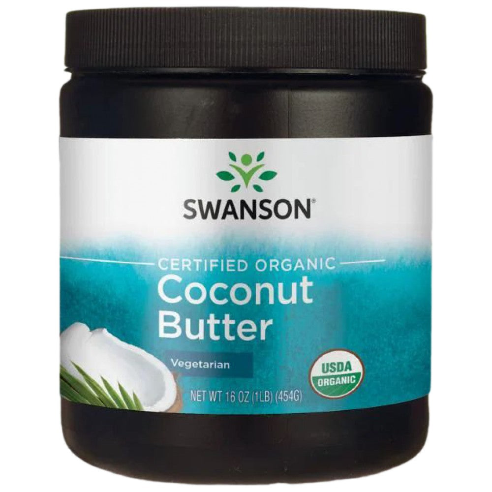 SWANSON Certified Organic Coconut Butter - Органично кокосово масло (буркан)