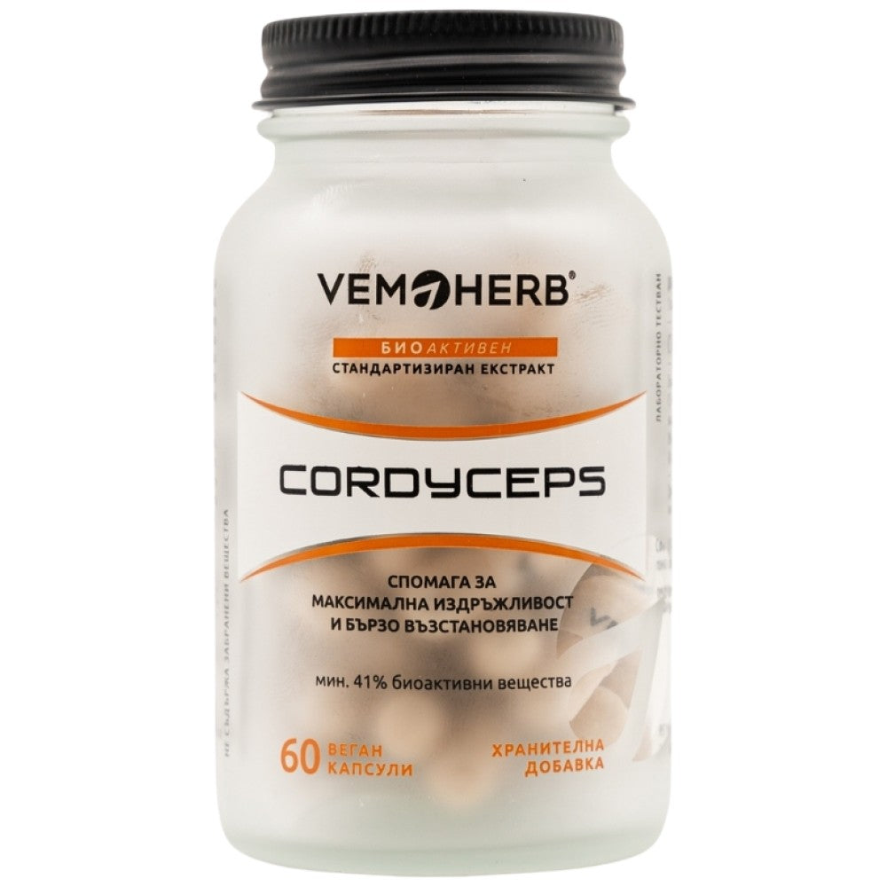 VemoHerb Cordyceps 650 mg - Кордицепс 650 mg