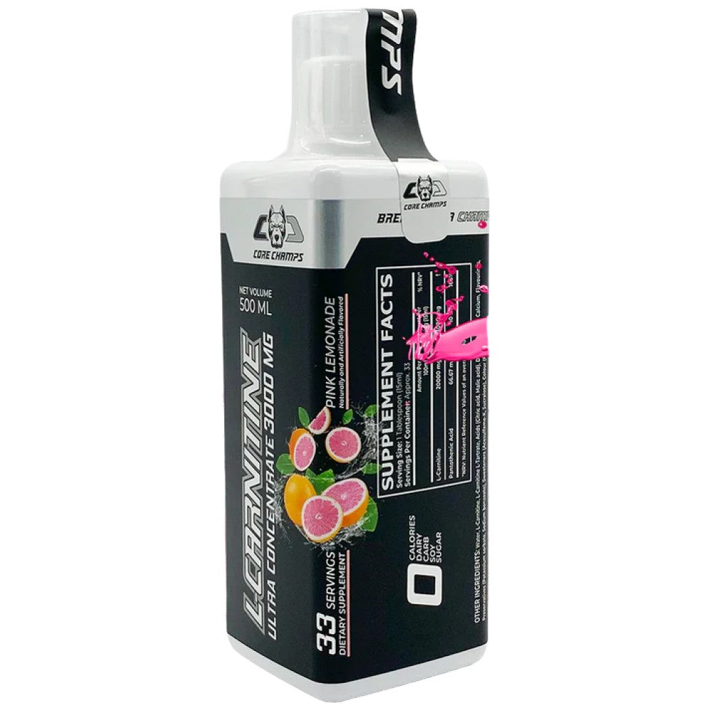 Core Champs by Kai Greene L-Carnitine Liquid 3000 mg - Течен L-Карнитин 3000 mg