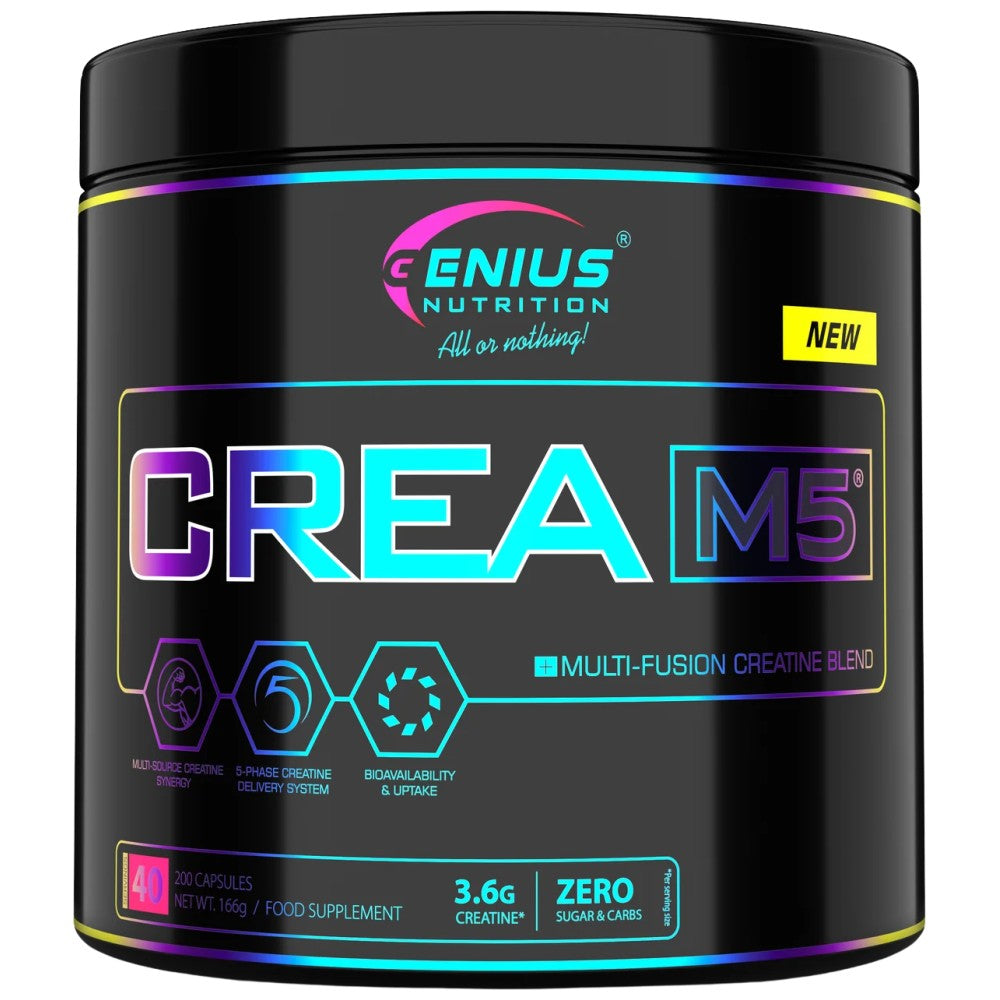 Genius Nutrition CREA-M5 with 5 Forms of Creatine - Креатинова матрица с 5 форми