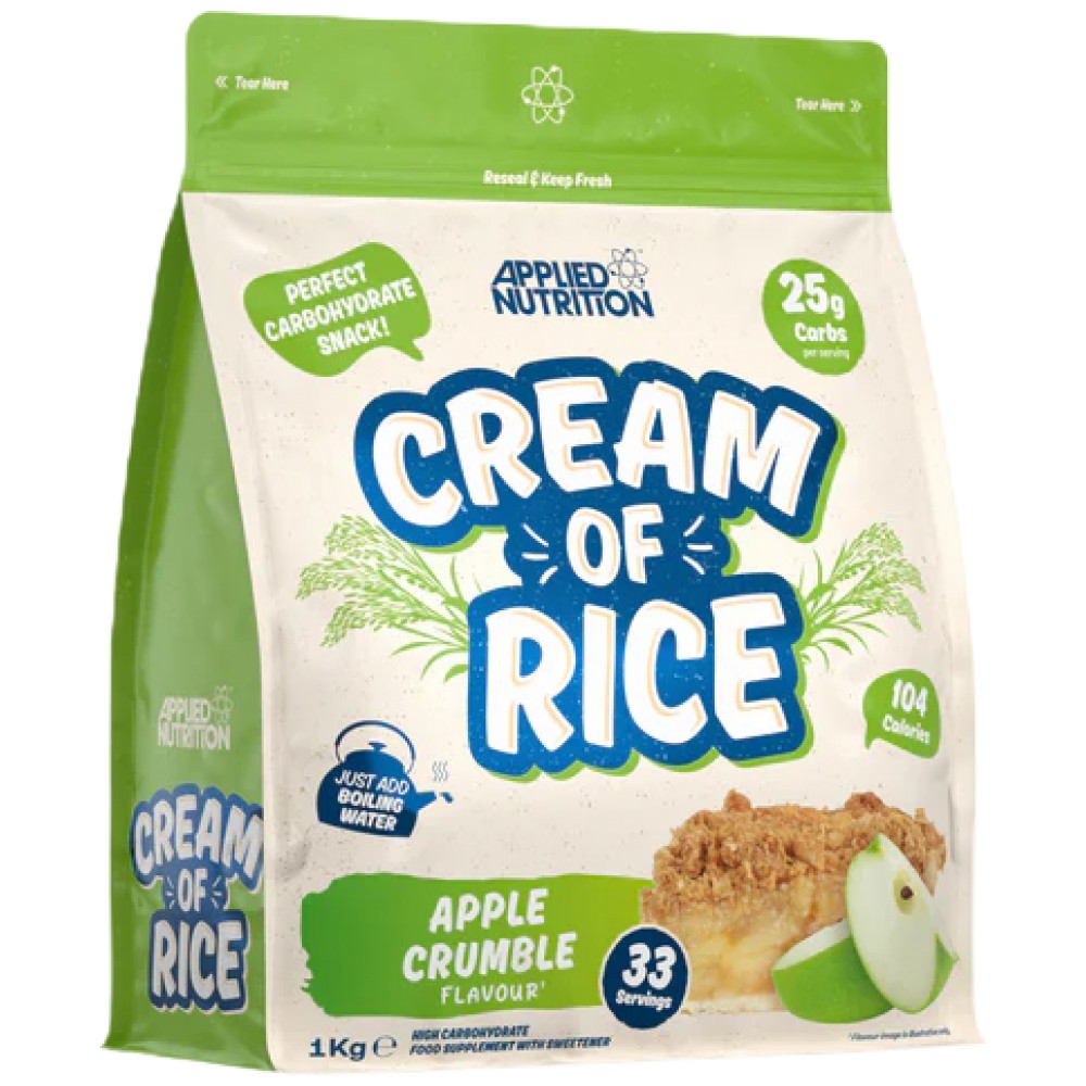 Applied Nutrition Cream of Rice Easy Digesting Complex Carbohydrates - Оризов крем за закуска