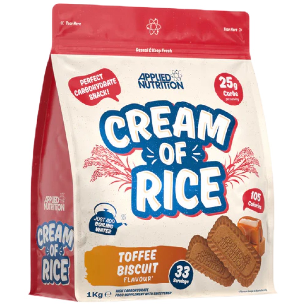 Applied Nutrition Cream of Rice Easy Digesting Complex Carbohydrates - Оризов крем за закуска
