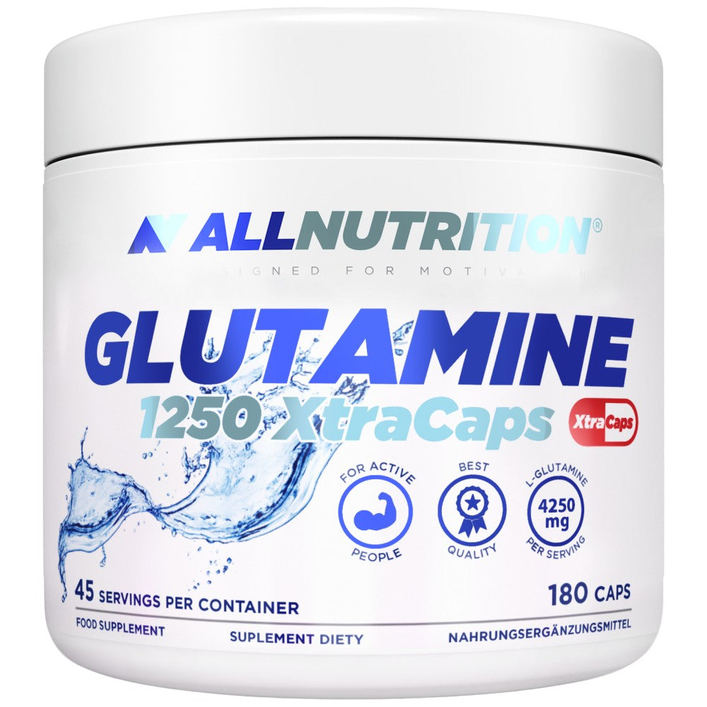 AllNutrition Glutamine 1250 XtraCaps - Глутамин капсули 1250