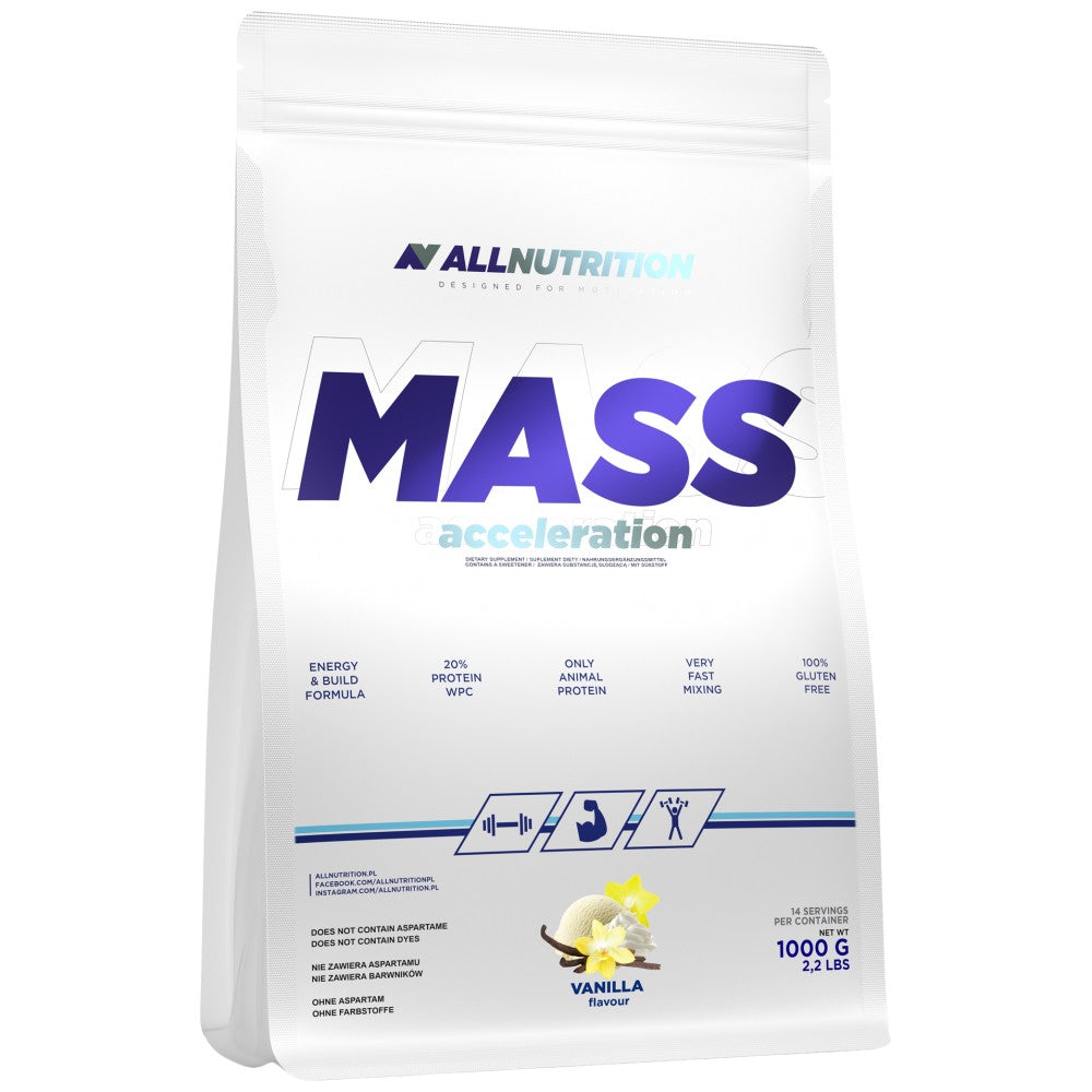 AllNutrition Mass Acceleration - Висококалоричен гейнър