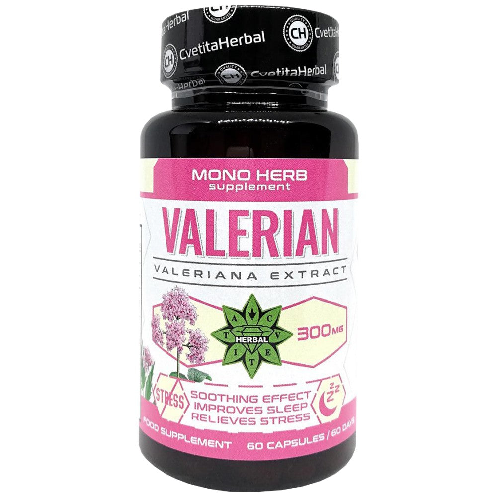 Cvetita Herbal Valerian 300 mg - Валериана 300 mg