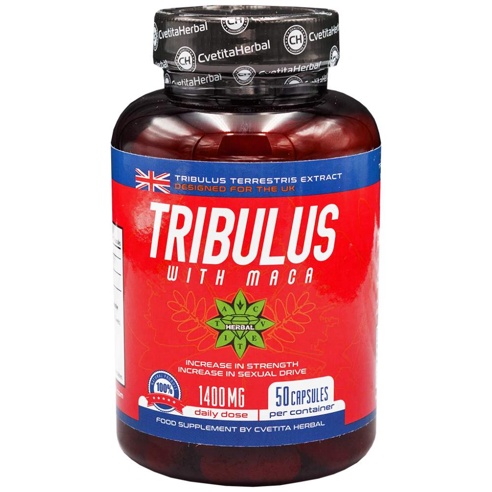 Cvetita Herbal Tribulus With Maca 1400 mg - Трибулус с мака 1400 mg