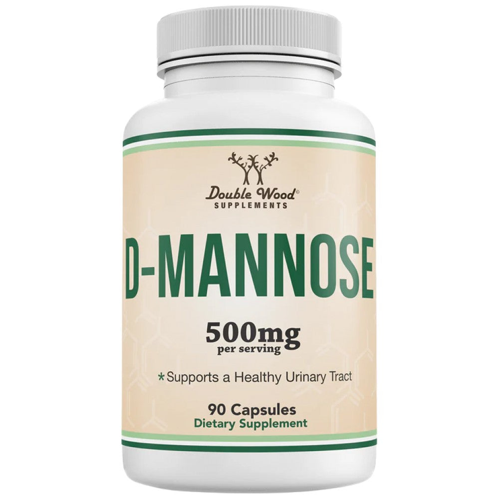 Double Wood Supplements D-Mannose 500 mg - Д-маноза 500 mg