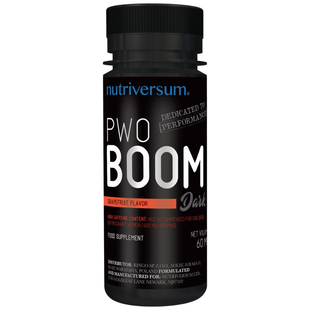 Nutriversum PWO Boom Pre-Workout Shot - Предтренировъчен шот