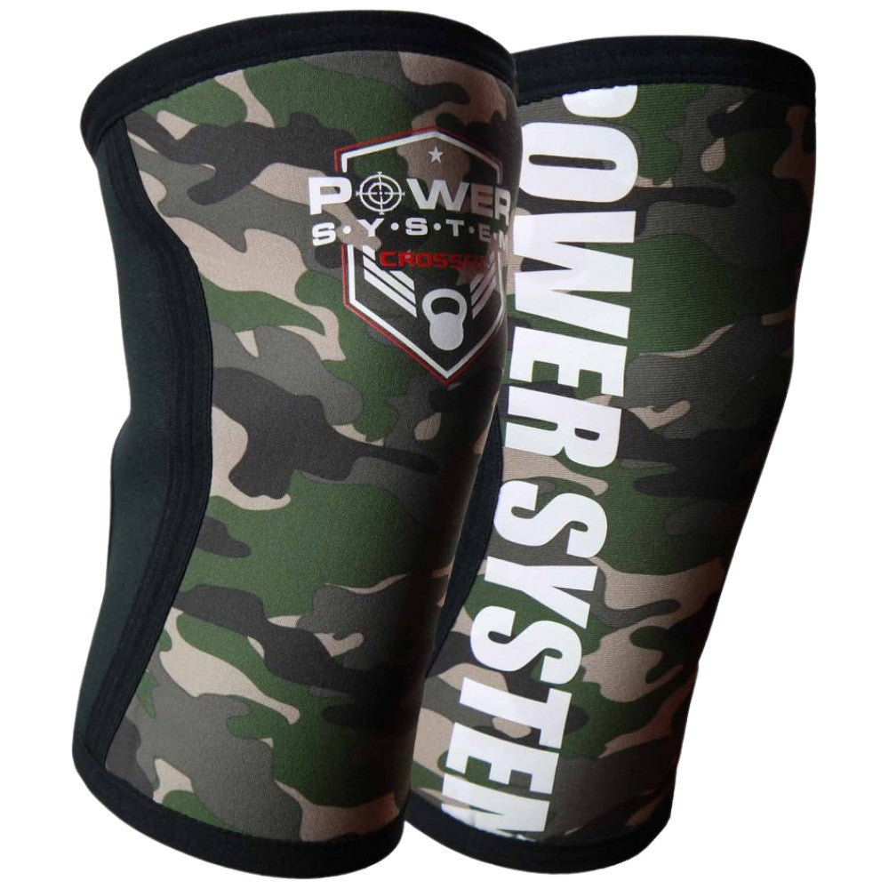 Power System Crossfit Knee Sleeves Camo - Ортези за коляно камуфлаж