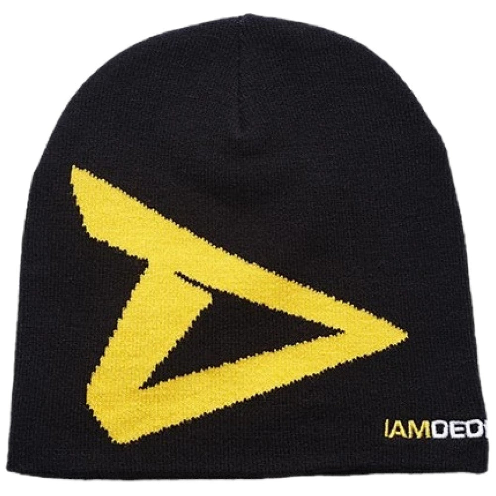 Dedicated Nutrition Beanie Black and Yellow - Зимна шапка