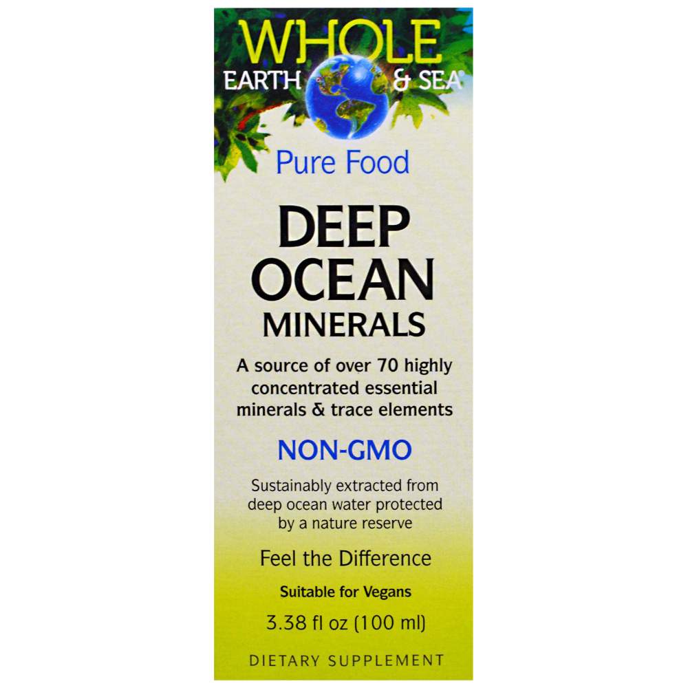 Natural Factors Deep Ocean Minerals 3200 mg - Морски минерали 3200 mg
