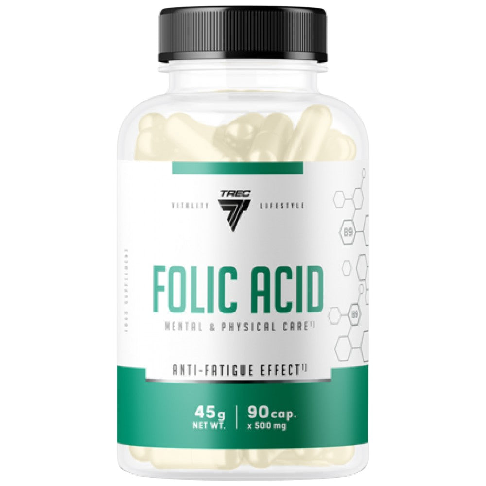 Trec Nutrition Folic Acid 400 mcg - Фолиева киселина 400 mcg