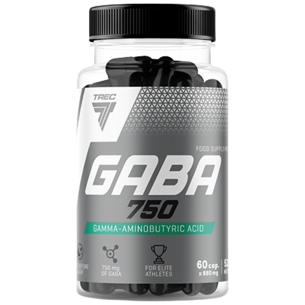Trec Nutrition GABA 750 mg - ГАБА 750 mg