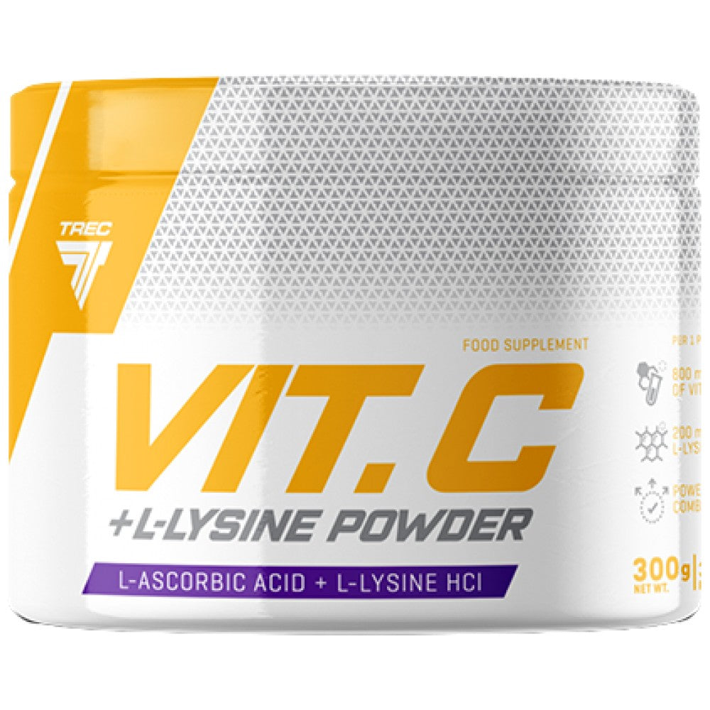 Trec Nutrition Vitamin C + L-Lysine Powder - Витамин C с L-лизин на прах