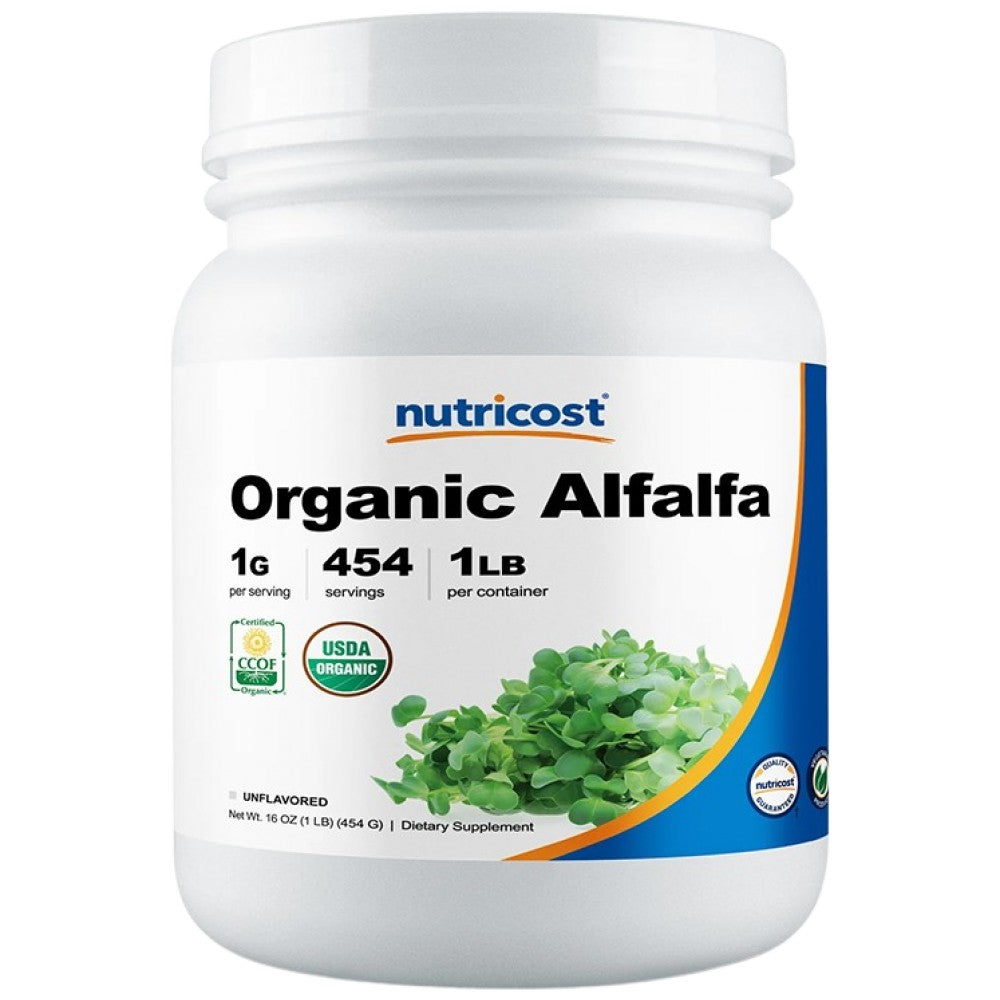 Nutricost Organic Alfalfa - Био люцерна