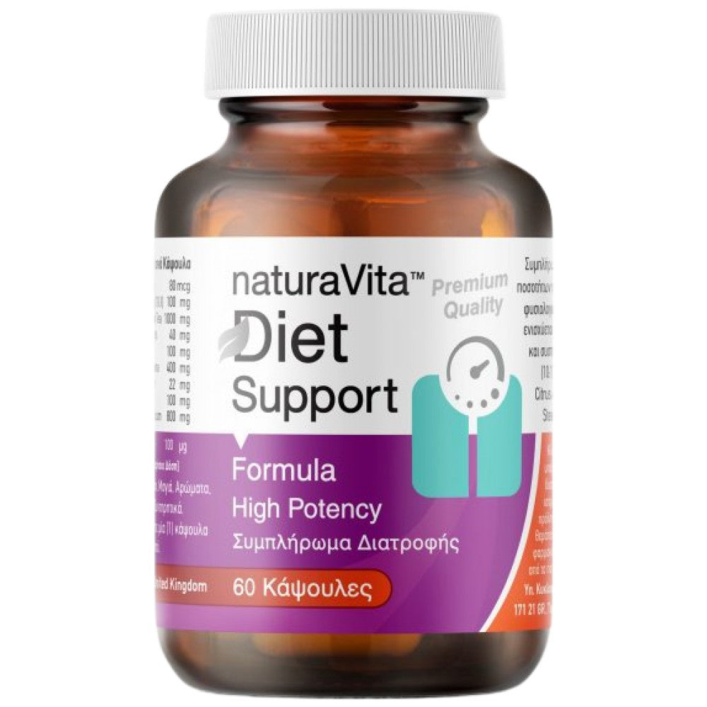 Natura Vita Diet Support with Green Tea, Guarana & Capsicum - Формула за отслабване със зелен чай