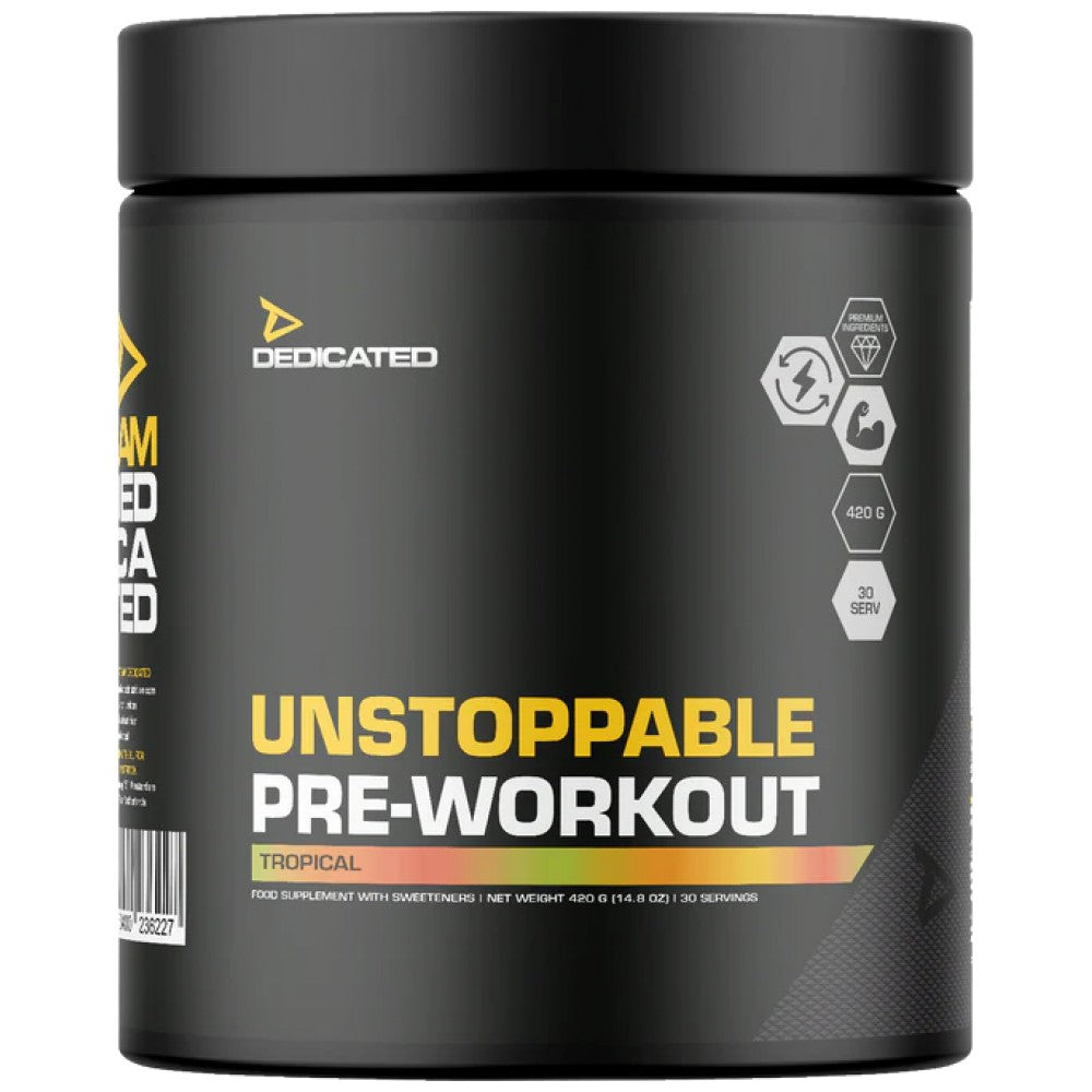 Dedicated Nutrition Unstoppable Pre-Workout - Предтренировъчна формула