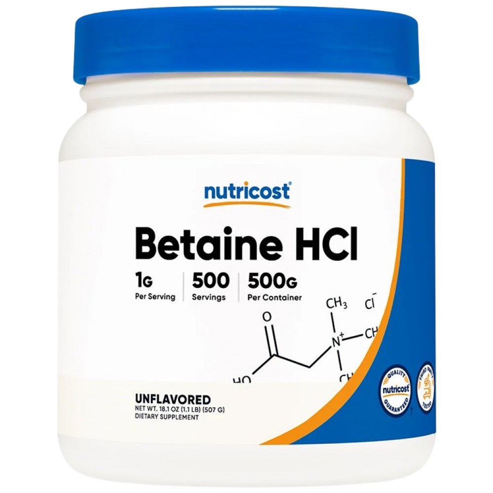 Nutricost Betaine HCL Powder - Бетаин HCl на прах