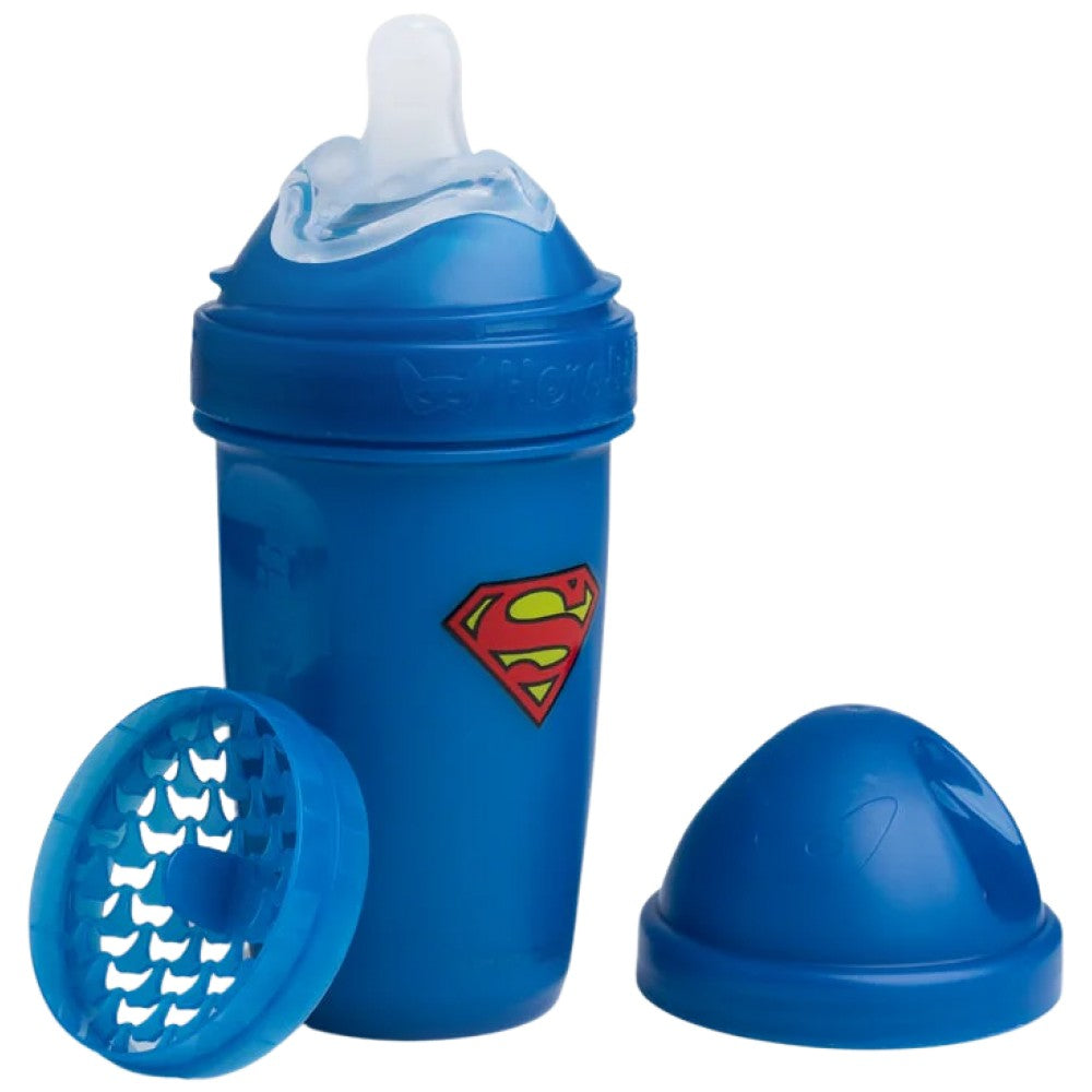 Herobility Double Anti-Colic Baby Bottle 240 ml Superman - Противоколично бебешко шише Superman 240 ml