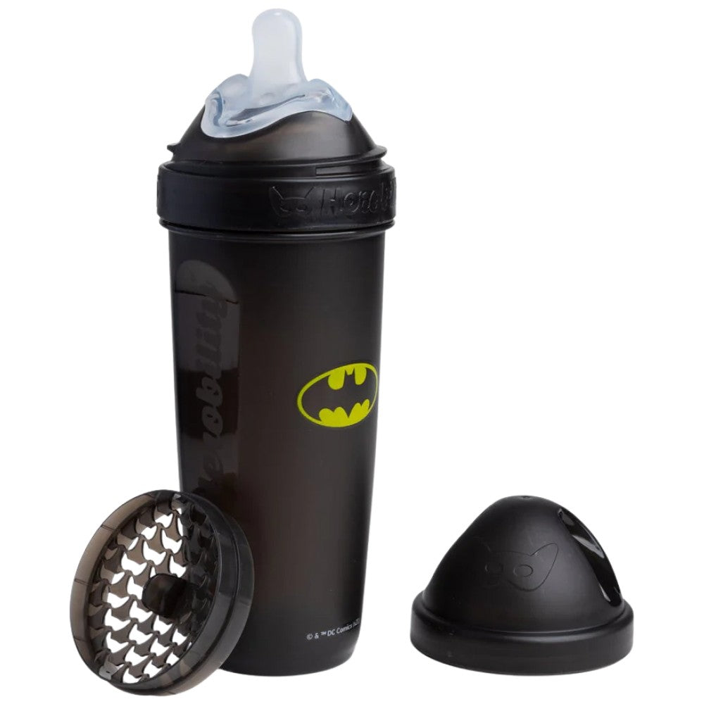 Herobility Double Anti-Colic Baby Bottle 340 ml Batman - Противоколично бебешко шише Batman 340 ml