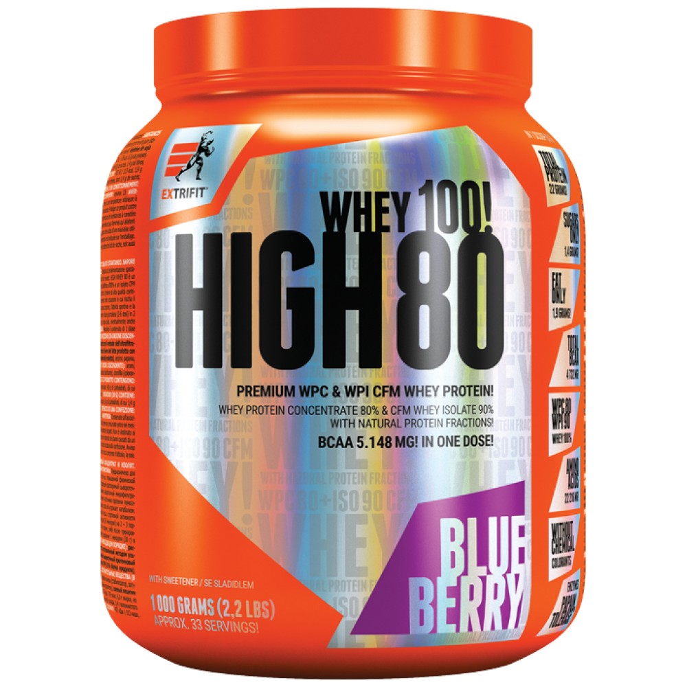 Extrifit Sports Nutrition High Whey 80 - Суроватъчен протеин концентрат 80%