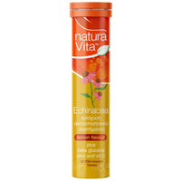 Natura Vita Echinacea plus Beta Glucans, Zinc & Vitamin C - Ехинацея с бета-глюкани и цинк