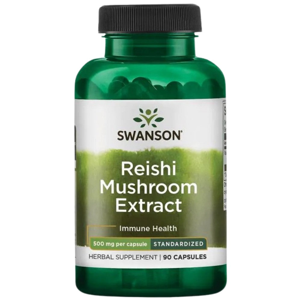 SWANSON Reishi Mushroom Extract 500 mg - Рейши екстракт 500 mg