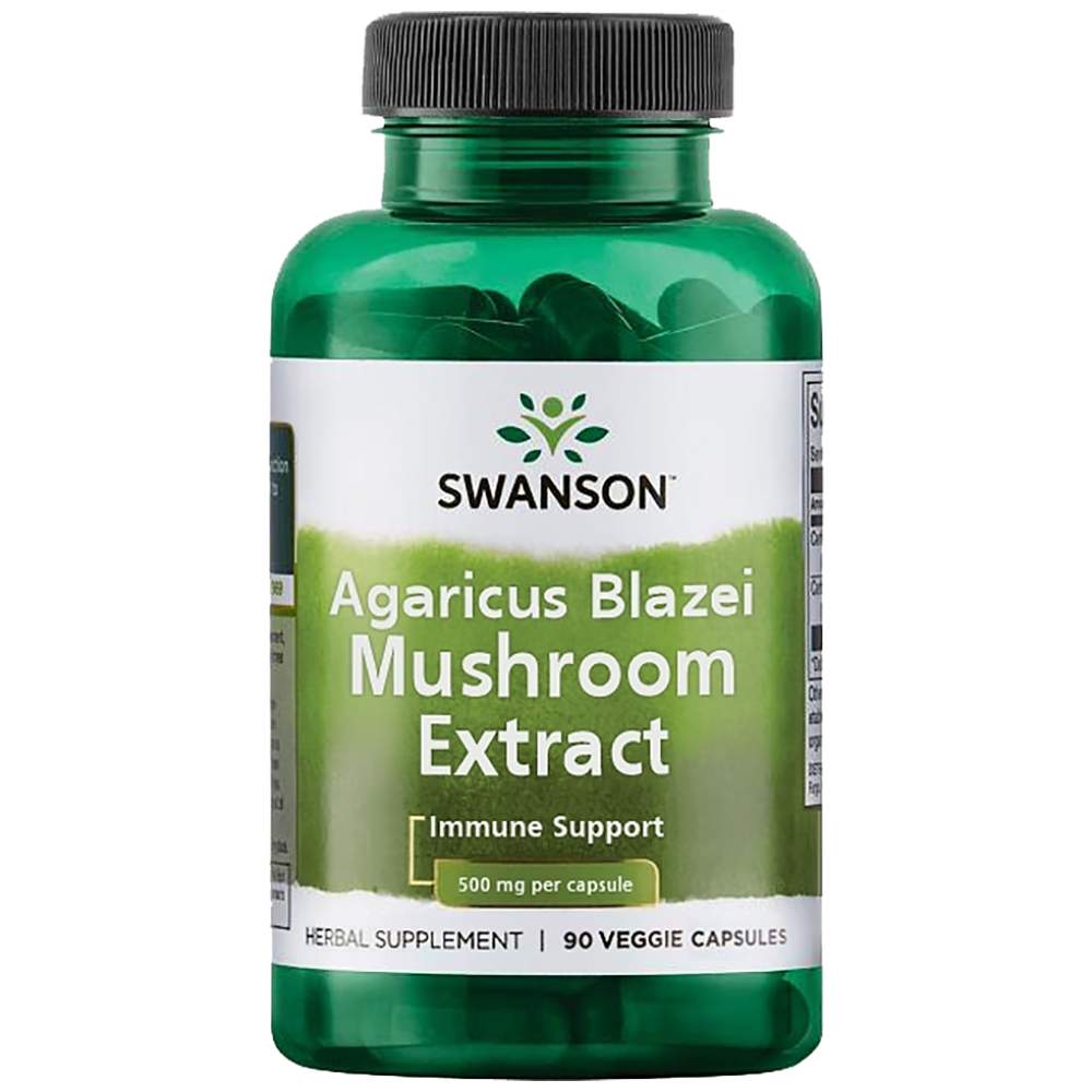 SWANSON Agaricus Blazei Mushroom Extract 500 mg - Гъба агарикус екстракт 500 mg