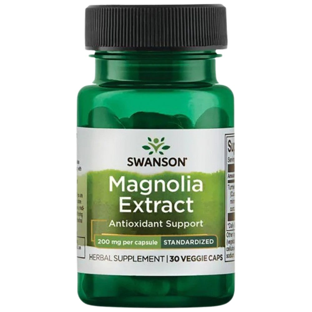 SWANSON Magnolia Extract 200 mg Standardized - Магнолия екстракт 200 mg