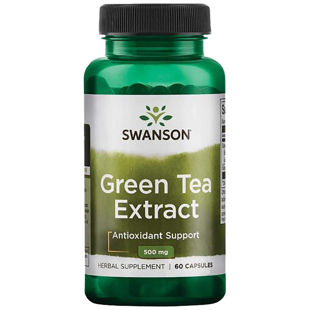 SWANSON Green Tea Extract 500 mg - Екстракт от зелен чай 500 mg