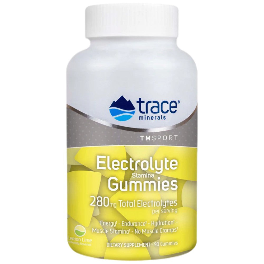 Trace Minerals Electrolyte Stamina Gummies - Електролити гъми