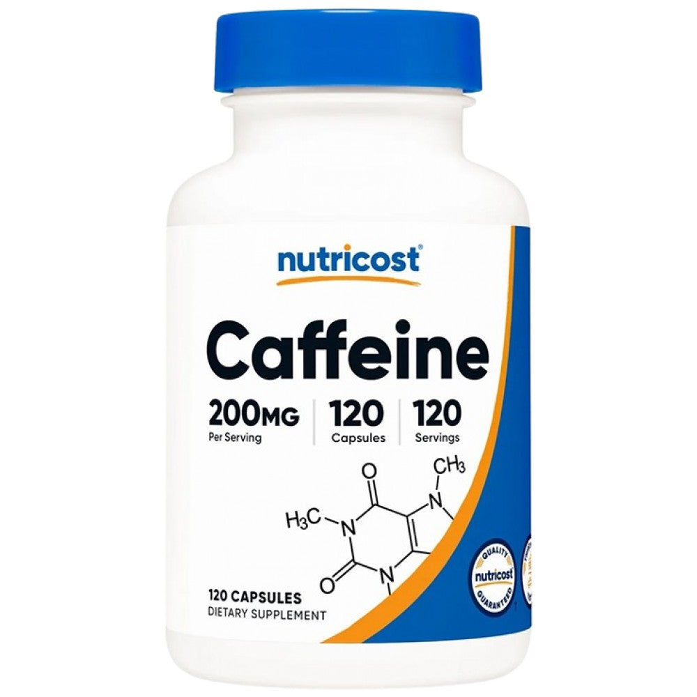 Nutricost Caffeine 200 mg - Кофеин 200 mg