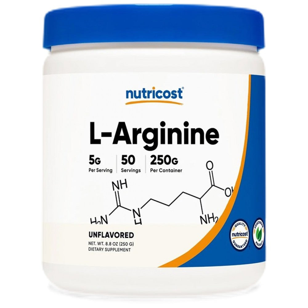 Nutricost L-Arginine 5000 mg Powder - L-Аргинин 5000 mg на прах