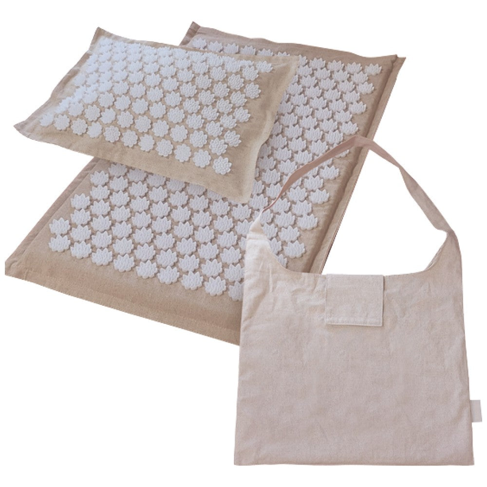 OstroVit Acupressure Mat with Pillow and Bag - Акупунктурна масажираща постелка с възглавница