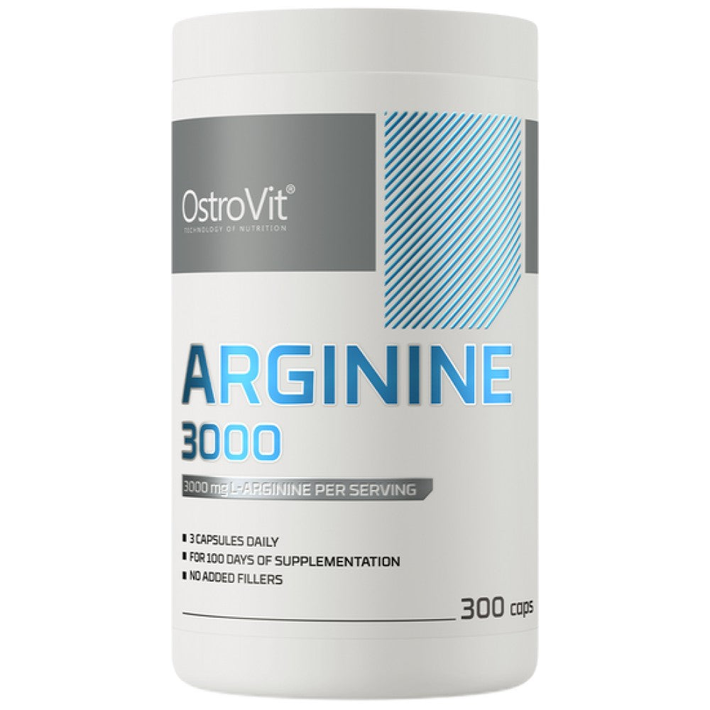 OstroVit Arginine 3000 L-Arginine Caps - L-Аргинин 3000 капсули