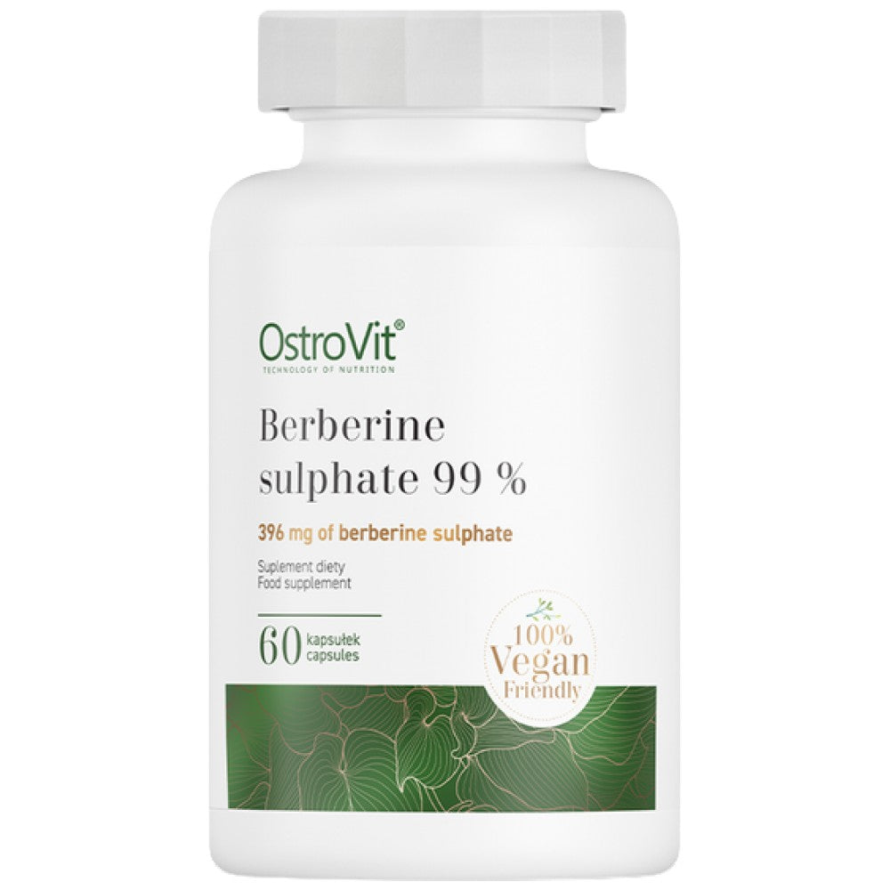 OstroVit Berberine Sulphate 396 mg 99% Berberis Root Extract - Берберин сулфат 396 mg
