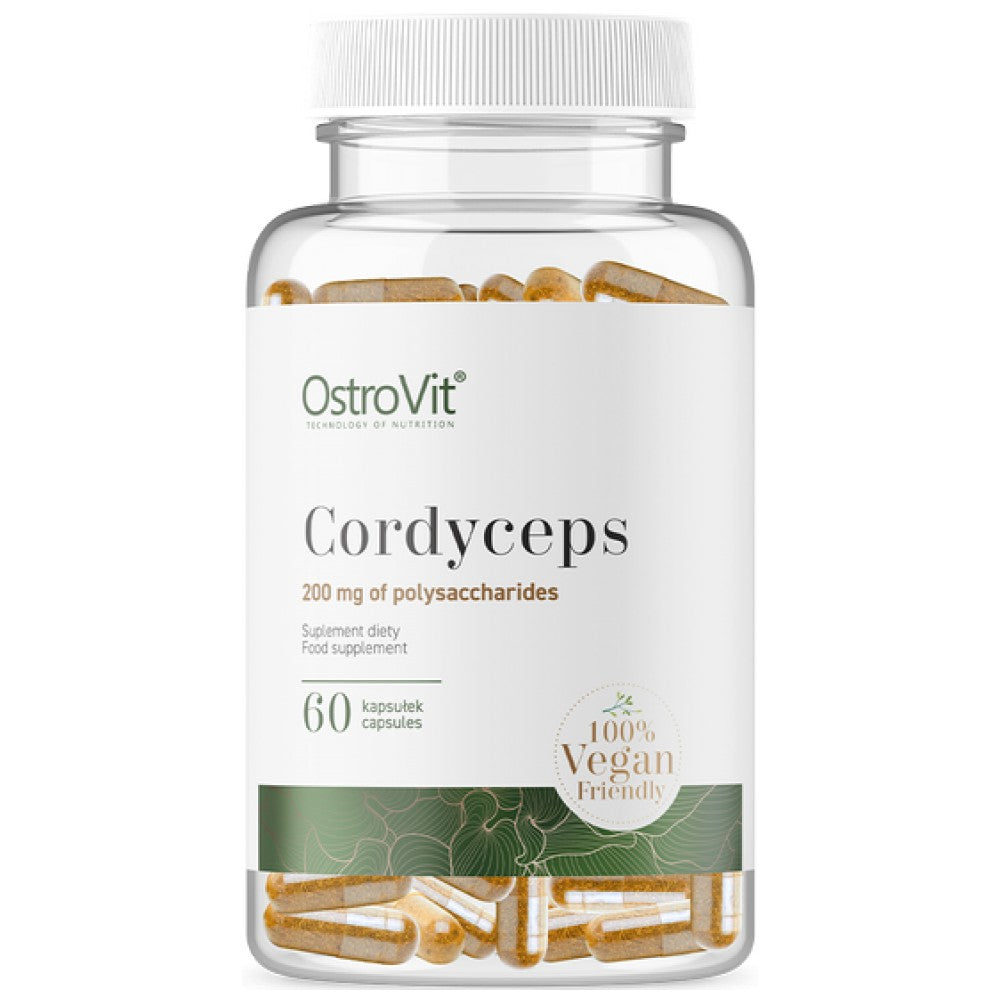 OstroVit Cordyceps 500 mg Vege - Кордицепс 500 mg (Веган)