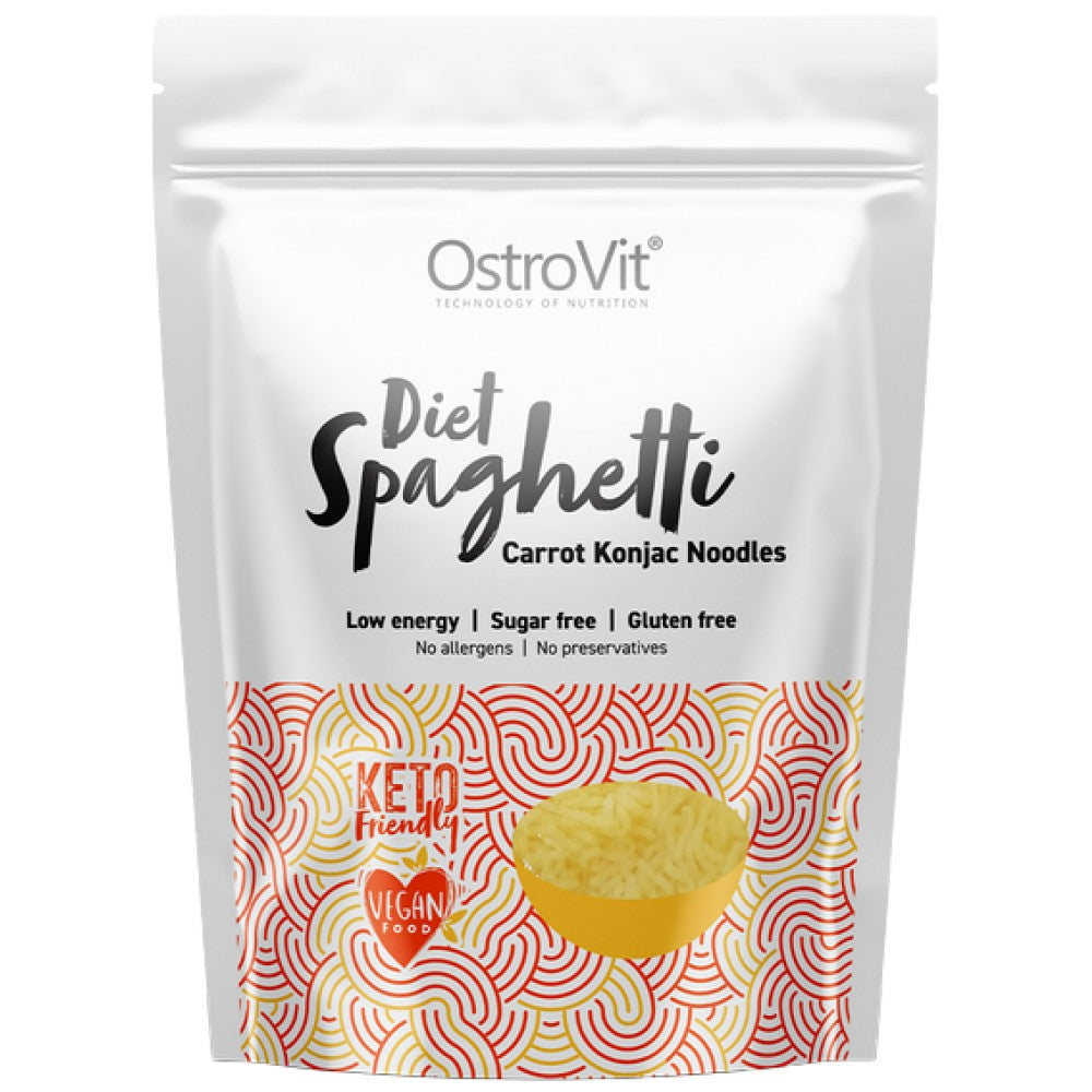 OstroVit Diet Spaghetti + Carrot Keto-Friendly Konjac Noodles - Конжак спагети с морков кето