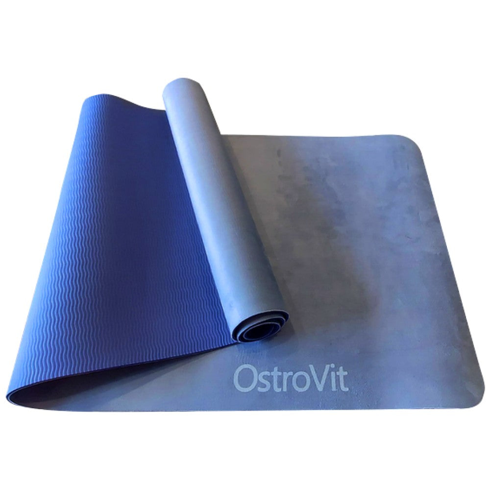 OstroVit Exercise Yoga Mat with Plush Microfiber - Постелка за йога с микрофибър