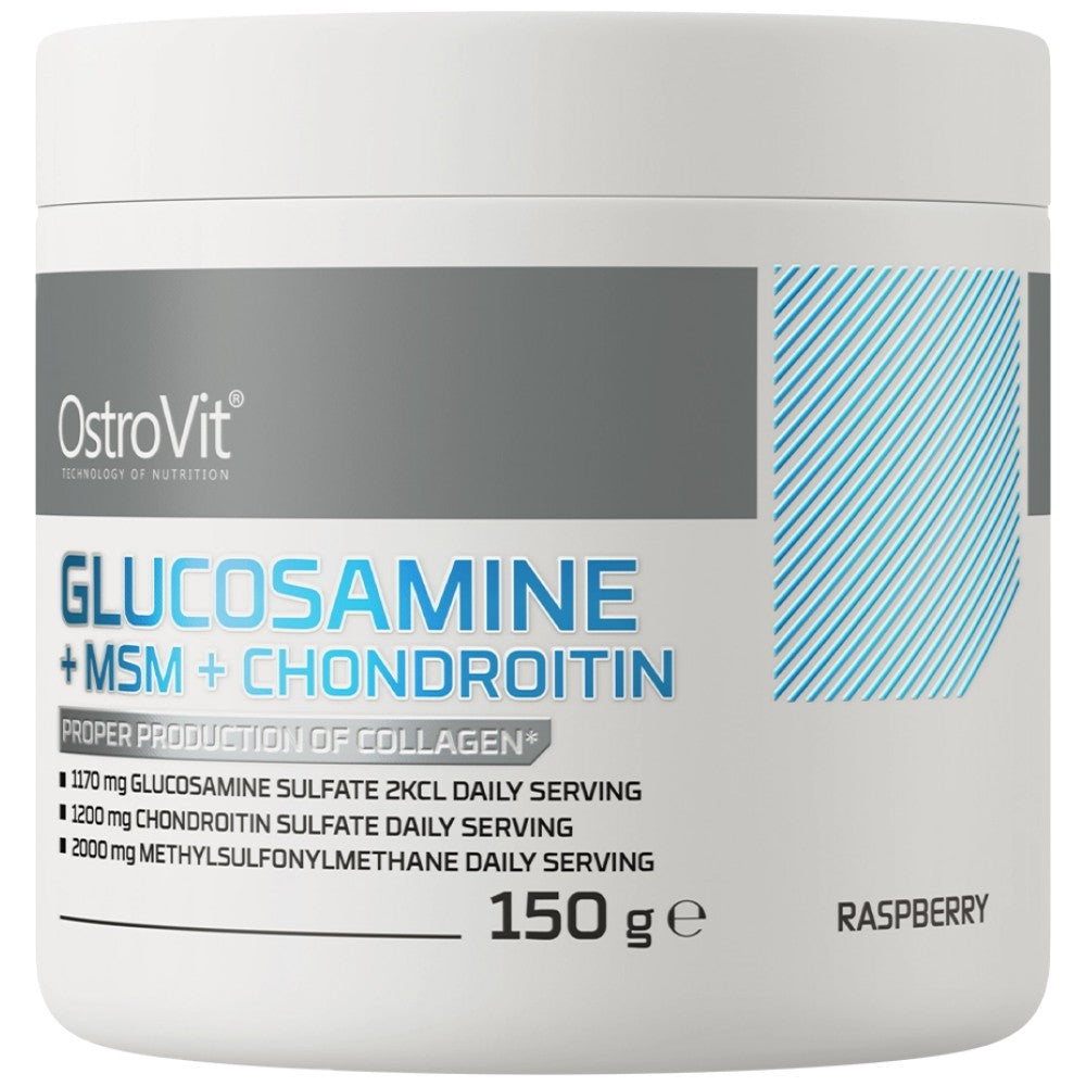 OstroVit Glucosamine + MSM + Chondroitin Powder - Глюкозамин, MSM и хондроитин на прах