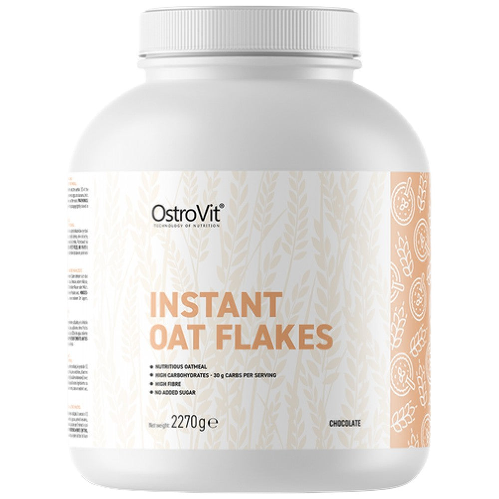 OstroVit Instant Oat Flakes High Carb & Fiber No Sugar - Инстантни овесени ядки без захар
