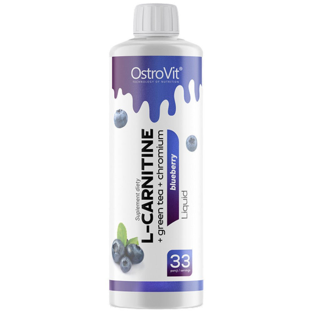 OstroVit L-Carnitine Liquid with Green Tea & Chromium - Течен L-Карнитин със зелен чай и хром