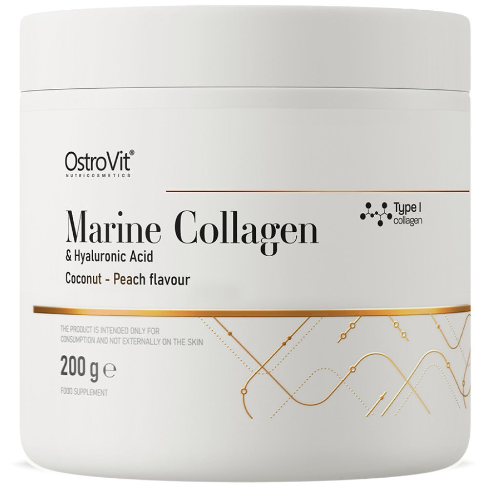 OstroVit Marine Collagen & Hyaluronic Acid Powder - Морски колаген с хиалурон