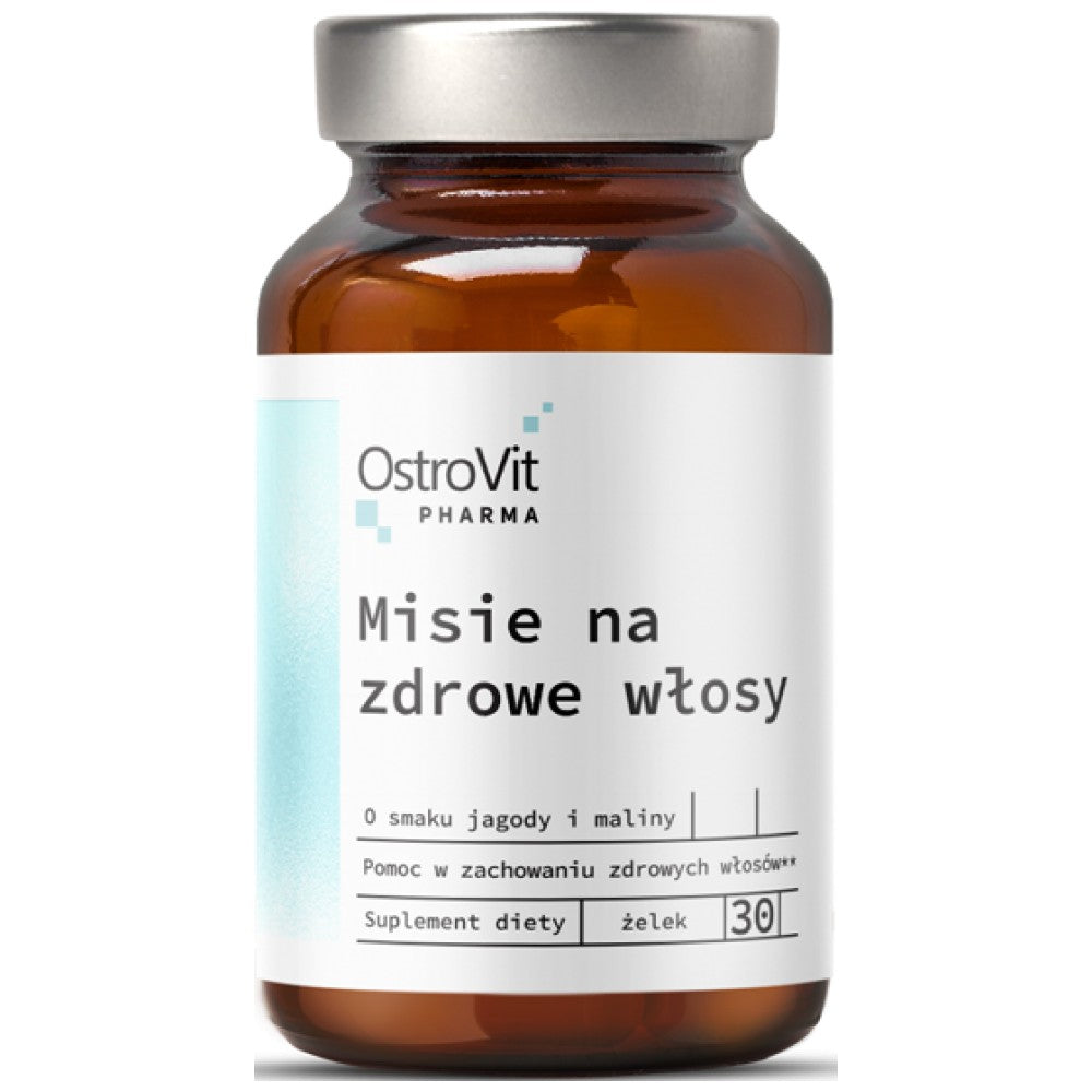OstroVit Pharma Bears Chewable Hair, Skin, Nails Formula - Дъвчащи гъми за коса, кожа и нокти