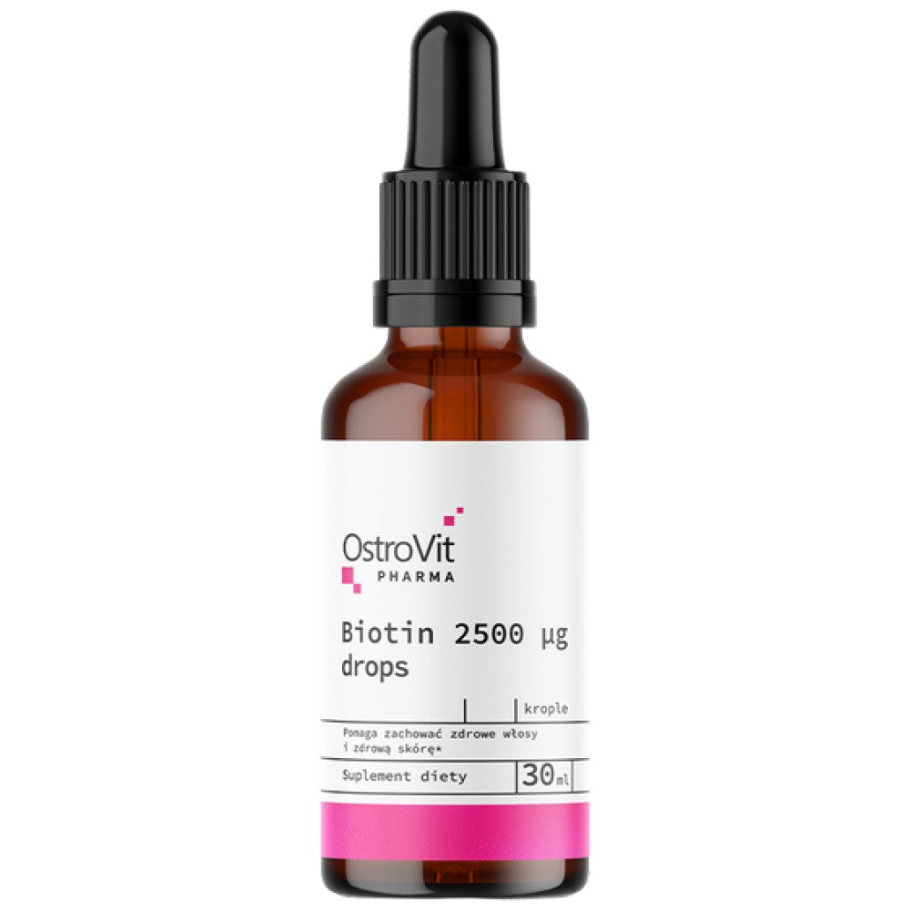 OstroVit Biotin 2500 mcg Drops - Биотин 2500 mcg капки