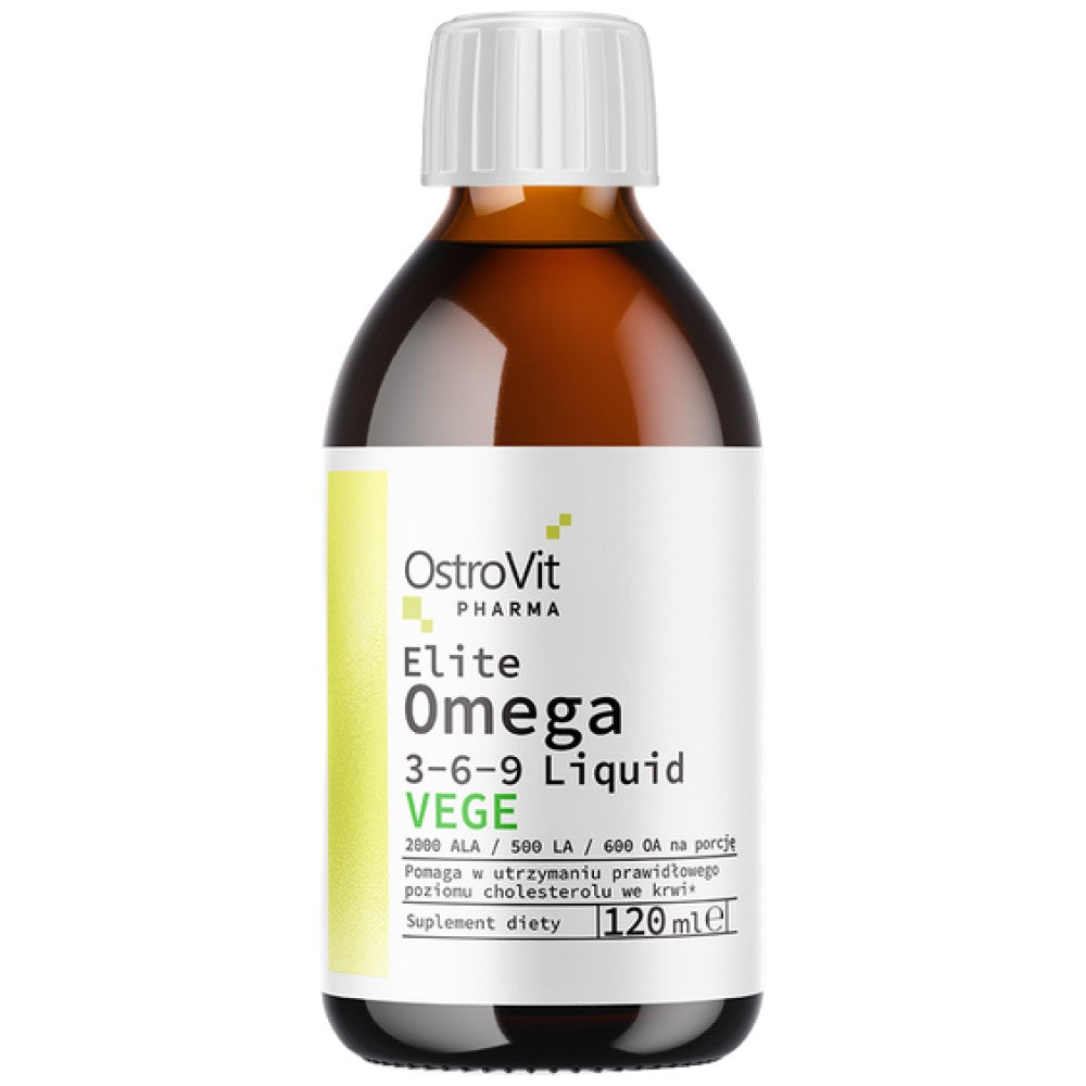 OstroVit Elite Omega 3-6-9 Liquid Vege - Веган течно Омега 3-6-9