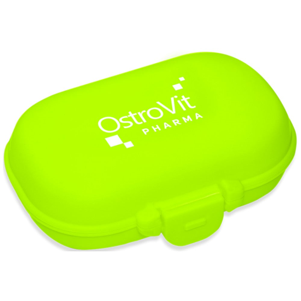 OstroVit Pillbox Кутийка за капсули Neon Green - Кутийка за капсули неоново зелена